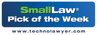 SmallLaw Pick of The Week